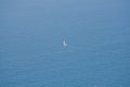 Sailboat and boundless ocean Royalty Free Stock Photo