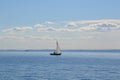 Sailboat on the sea or lake.