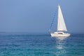 Sailboat on calm sea