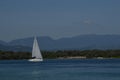 Sailboat at Cape Kavos