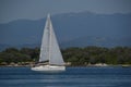 Sailboat at Cape Kavos