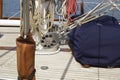 Sailboat detail Royalty Free Stock Photo