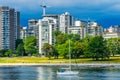 Sailboat Engish Bay Fraser River Vanier Park Vancouver British C