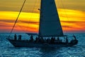 Sailboat Sailing Sunset Party