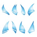 Sailboat icons