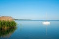 Sailboat on Lake Balaton Royalty Free Stock Photo