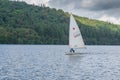 Sailboat on Lake Windemere Royalty Free Stock Photo