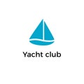 Sailboat logo icon vector