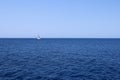 Sailboat in the Mediterenian sea