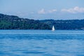 Sailboat Near Port Royalty Free Stock Photo