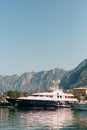 Sailboat near the old town of Kotor