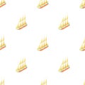 Sailboat pattern seamless vector