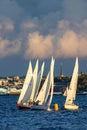 Sailboat Race on Hudson River