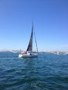 Sailboat race of long beach yacht club