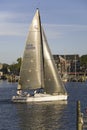 Sailboat race at Yacht Club in Annapolis