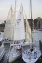 Sailboat race at Yacht Club in Annapolis