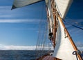 sailboat, sail, sea, yacht, ship, travel, water, ocean, sport, boating, wind, sky, adventure, maritime, vacation, mast, blue,