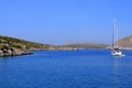 Sailboat sailing in the Aegean