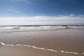 Sailboat sailing Dutch coast