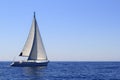 Sailboat sailing sails blue Mediterranean