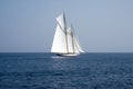 Sailboat on sea Royalty Free Stock Photo