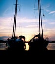 Sailboat Silhouettes