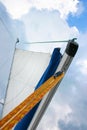 Sailboat in the Sun Royalty Free Stock Photo