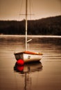 Sailboat at sunset