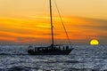 Sailboat Sunset Royalty Free Stock Photo