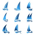 Sailboat symbol