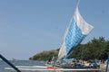 sailboat to the north coast of Situbonda, East Java, Indonesia