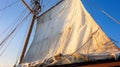 Sailboat With White Tarp Royalty Free Stock Photo