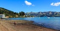 Panorama of Akaroa Harbour, New Zealand