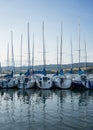 Sailboats on the Czorsztyn Lake