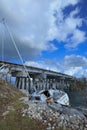 Sailboats damaged, destroyed, and washed ashore by Hurricane Irma