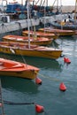 Sailboats Docked in Port - Old Jaffa, Israel Royalty Free Stock Photo