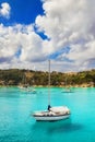 Sailboats at Lakka Bay, Paxos, Greece