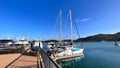 Sailboats in Magnetic Island marina Queensland Australia Royalty Free Stock Photo