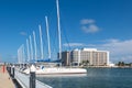 Sailboats at the marina on Varadero beach in Cuba