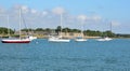 Sailboats on Matanzas river