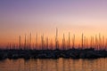 Sailboats on the parking Royalty Free Stock Photo