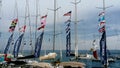Sailboats in the port of Bol, island of Brac, Croatia