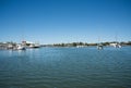 Sailboats in Port Denarau Harbour Royalty Free Stock Photo