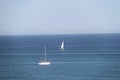 Sailboats and Schooners in The Sea