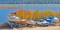 Sailboats Stored