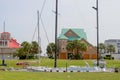 Sailboats in Canals on Pleasure Island Texas