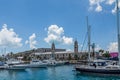 Sailboats and Yachts at Bermuda Dockyard