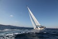 Sailing on the Adriatic Sea Royalty Free Stock Photo