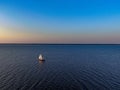 Sailing away from Green Cove Springs Florida Royalty Free Stock Photo