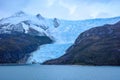 Glacier Italia in Tierra del Fuego, Beagle Channel, Alberto de Agostini National Park in Chile Royalty Free Stock Photo